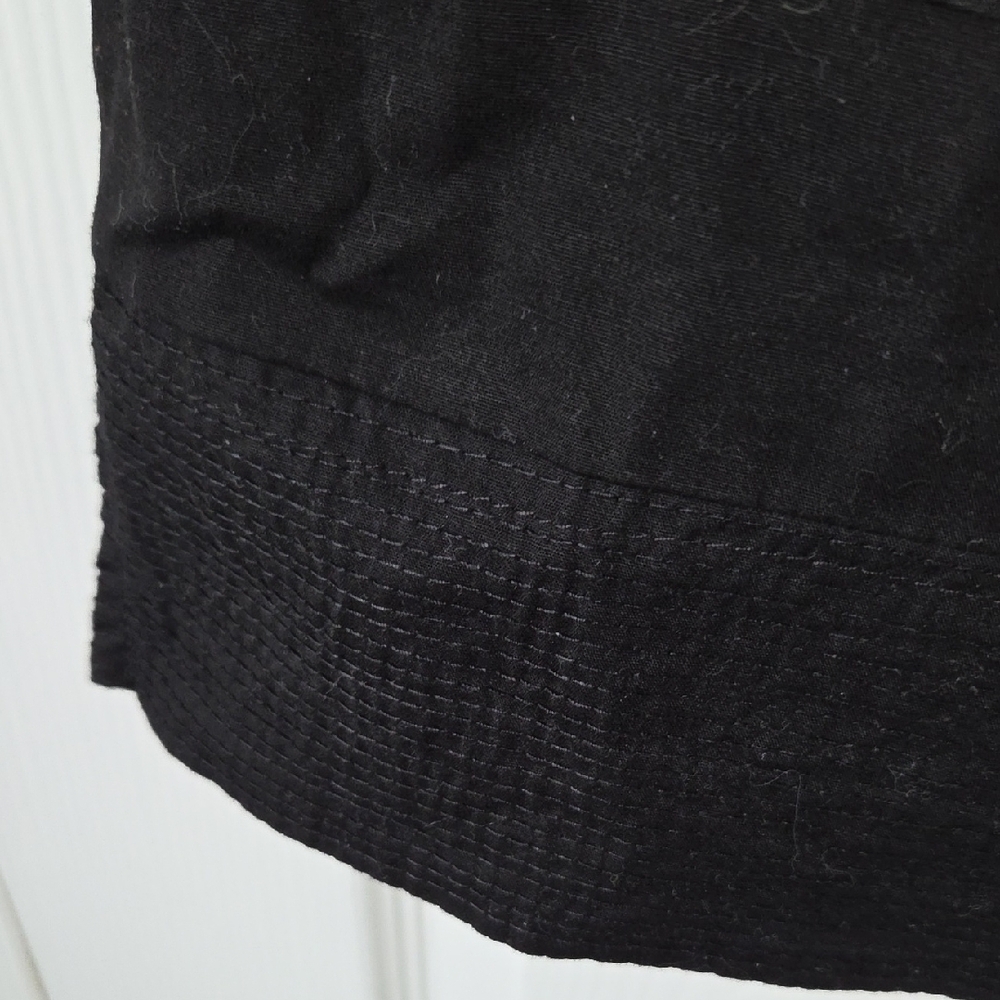 Casual Black Button-Down Juniors Mini Dress - Picture 8 of 8